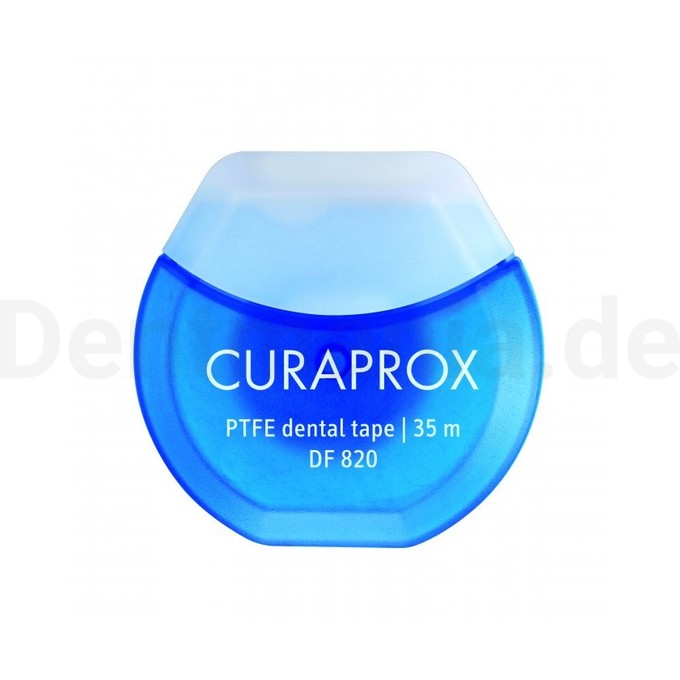 Curaprox DF 820 Tape Zahnseide mit Chlorhexidin 35 m