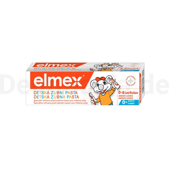 Elmex Kids 0–6 Jahre Kinder-Zahnpasta als Gel (50 ml)