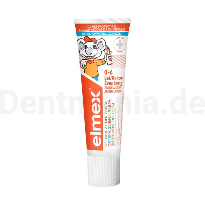 Elmex Kids 0–6 Jahre Kinder-Zahnpasta als Gel (50 ml)