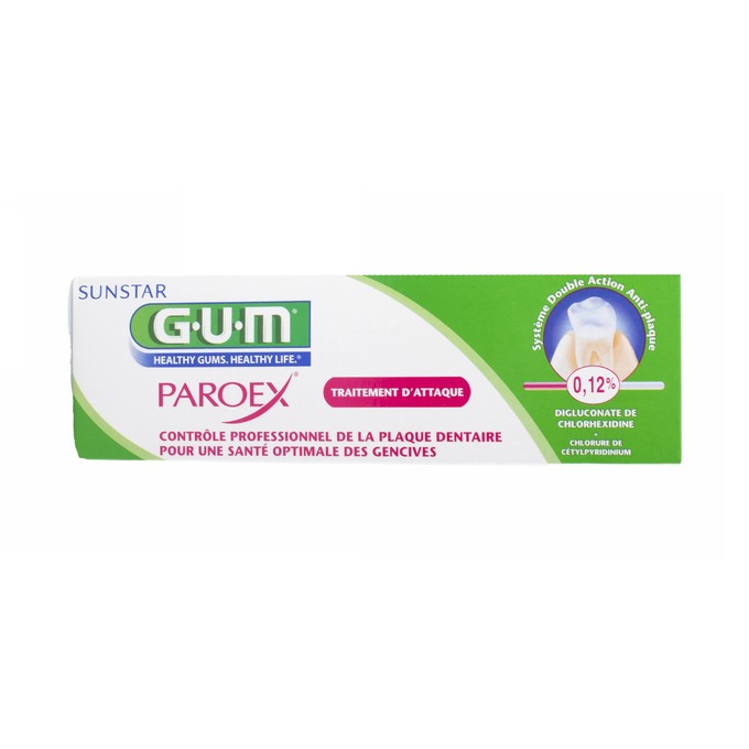 GUM Paroex Zahncreme mit 0,12% CHX 75 ml