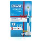 Braun Oral B Vitality 3D White D12.513 Zahnbürste + Aufsteckbürsten 3D White 2St