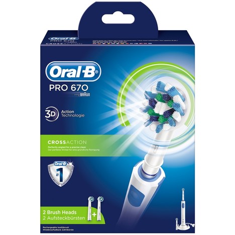 Braun Oral-B PRO 670 CrossAction Zahnbürste