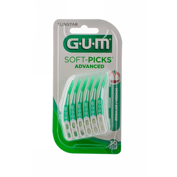 GUM Soft Picks Advanced Interdentalbürsten Regular 30 St