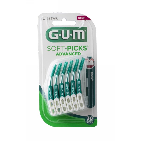GUM Soft Picks Advanced Interdentalbürsten Large 30 St