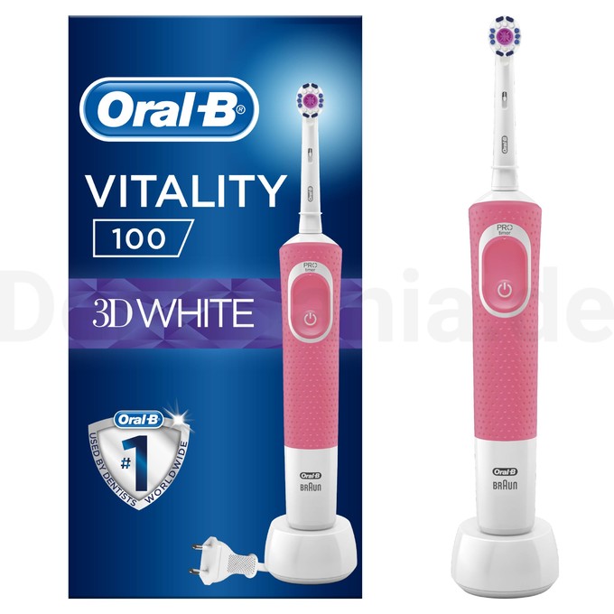 Oral-B Vitality 100 3D White Pink Zahnbürste
