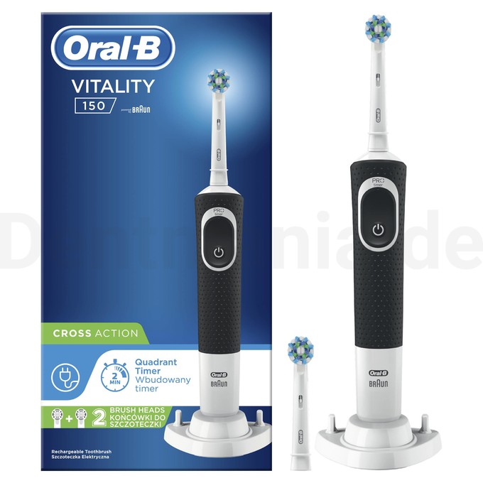 Oral-B Vitality 150 CrossAction Black Zahnbürste