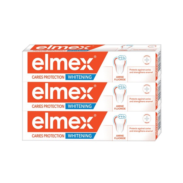 Elmex Caries Protection Whitening Zahncreme 3×75 ml
