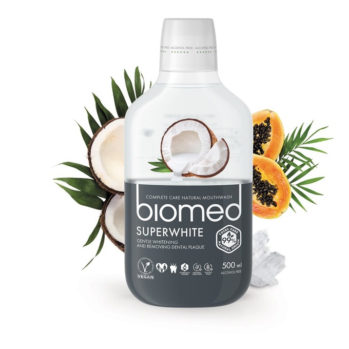 Biomed Superwhite Mundspülung 500 ml