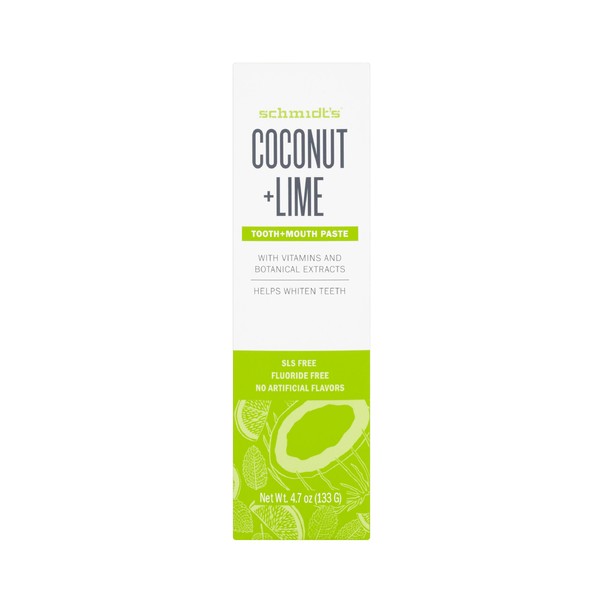 Schmidt's Coconut + Lime Zahncreme 100 g