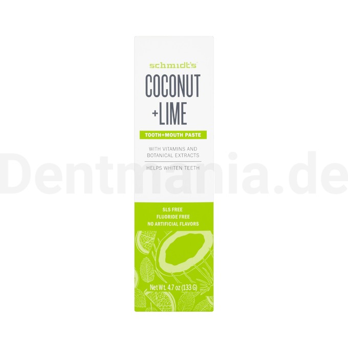 Schmidt's Coconut + Lime Zahncreme 100 g