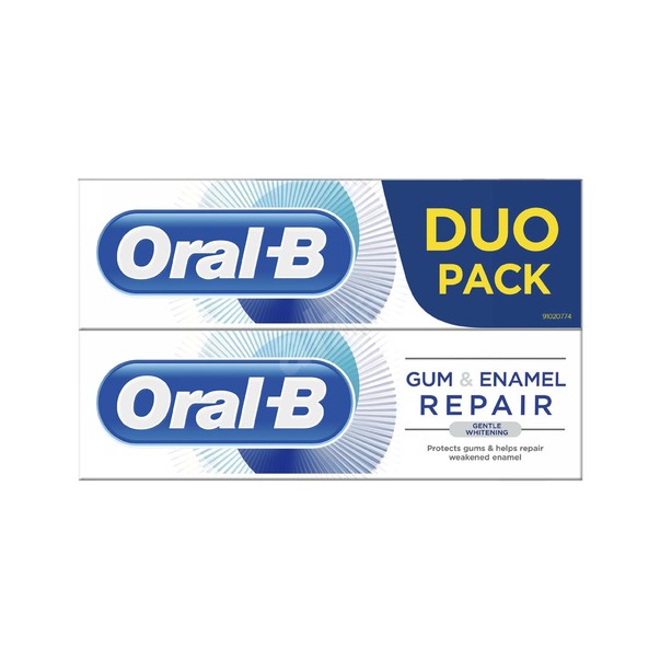 Oral-B Gum & Enamel Gentle Whitening Zahncreme 2x75 ml