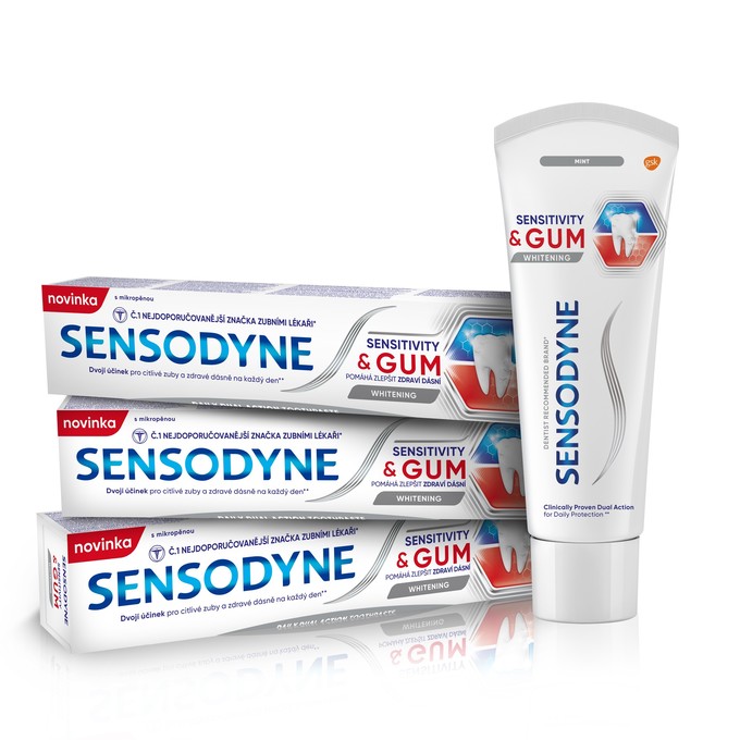 Sensodyne Sensitivity&Gum Whitening Zahnpasta 3x75ml