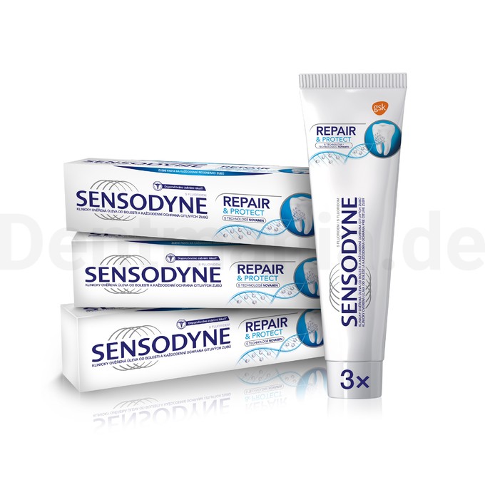Sensodyne Repair & Protect Zahnpasta 3x75ml