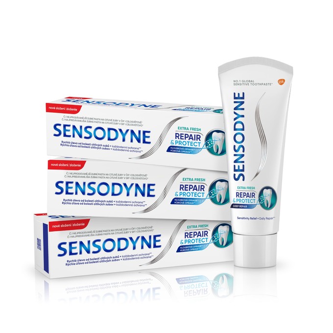 Sensodyne Repair&Protect Extra Fresh Zahnpasta 3x75 ml