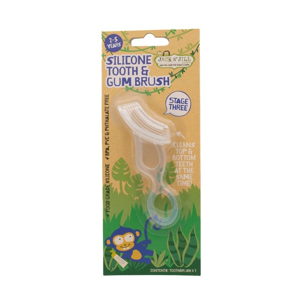 Jack N' Jill Silicone Tooth & Brush
