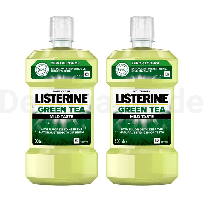 Listerine Green Tea Mundspülung 2x500 ml