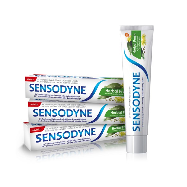 Sensodyne Herbal Fresh Zahnpasta 3x75 ml