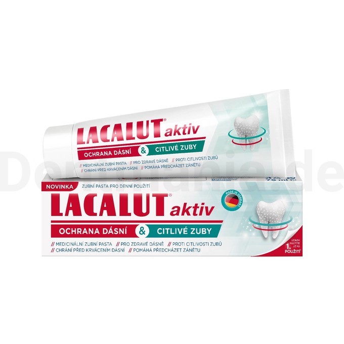 Lacalut Aktiv Gum Protect & Sensitive Teeth Zahnpasta 75 ml