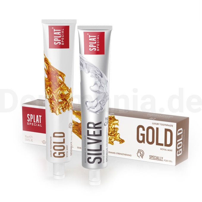 Splat Special Gold & Silver Zahnpasta 2x75 ml