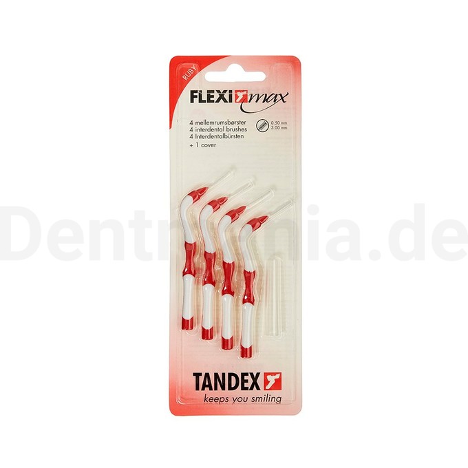 Tandex Flexi Max 0,9 Ruby Interdentalbürste 4 St.
