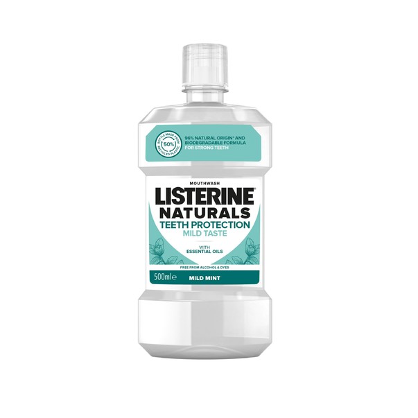 Listerine Naturals Teeth Protection Mild Taste Mundspülung 500 ml