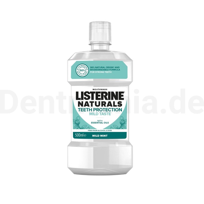 Listerine Naturals Teeth Protection Mild Taste Mundspülung 500 ml