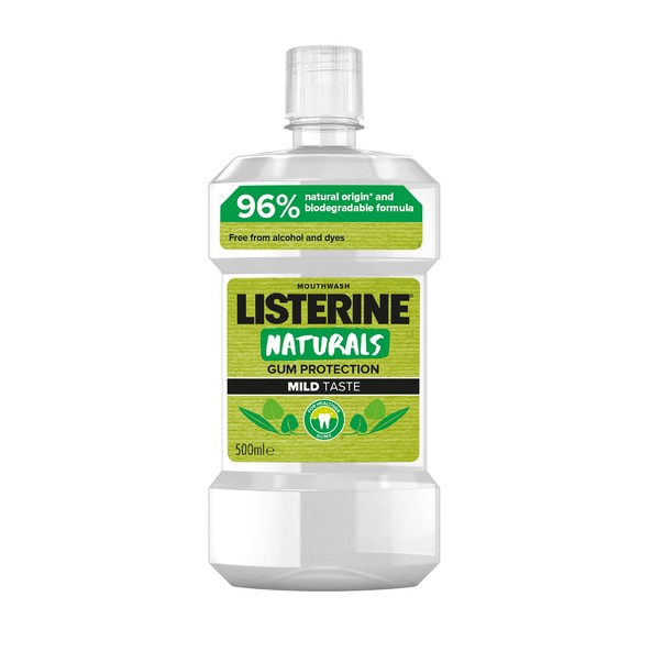 Listerine Naturals Gum Protection Mild Taste Mundspülung 500 ml