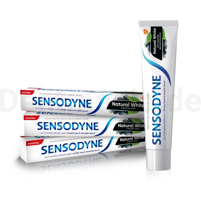 Sensodyne Natural White Zahnpasta 3x75 ml