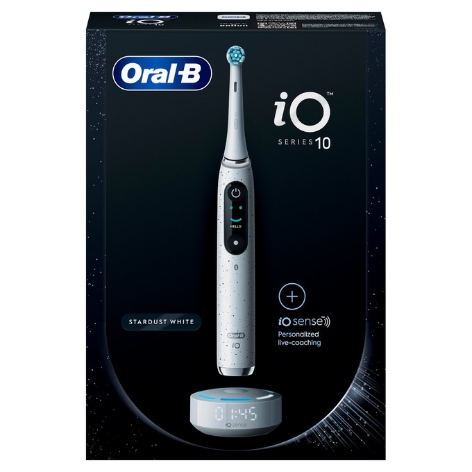 Oral-B iO Series 10 Stardust White Magnetische Zahnbürste