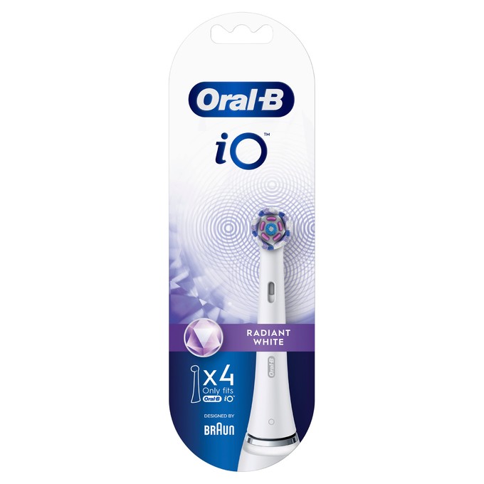 Oral-B iO Radiant White Ersatzbürsten 4 St.