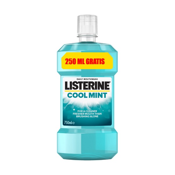 Listerine Cool Mint Mundspülung 500 ml + 250 ml gratis