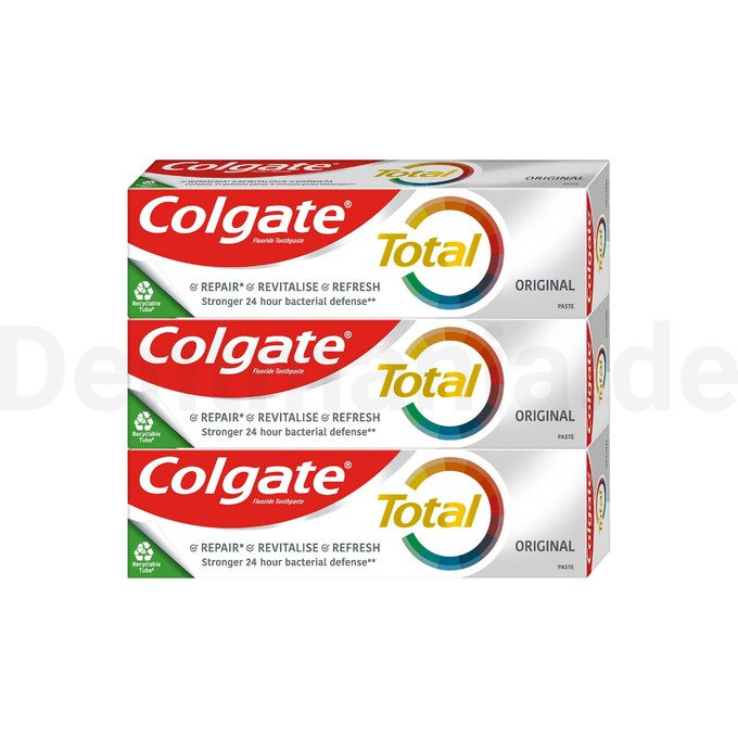 Colgate Total Original Zahnpasta 3x75ml