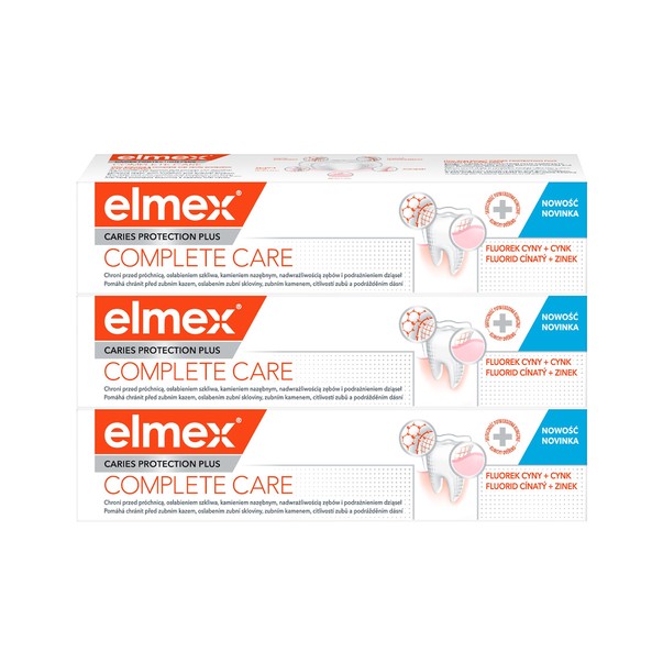 Elmex Caries Protection Plus Complete Care Zahnpasta 3x75 ml