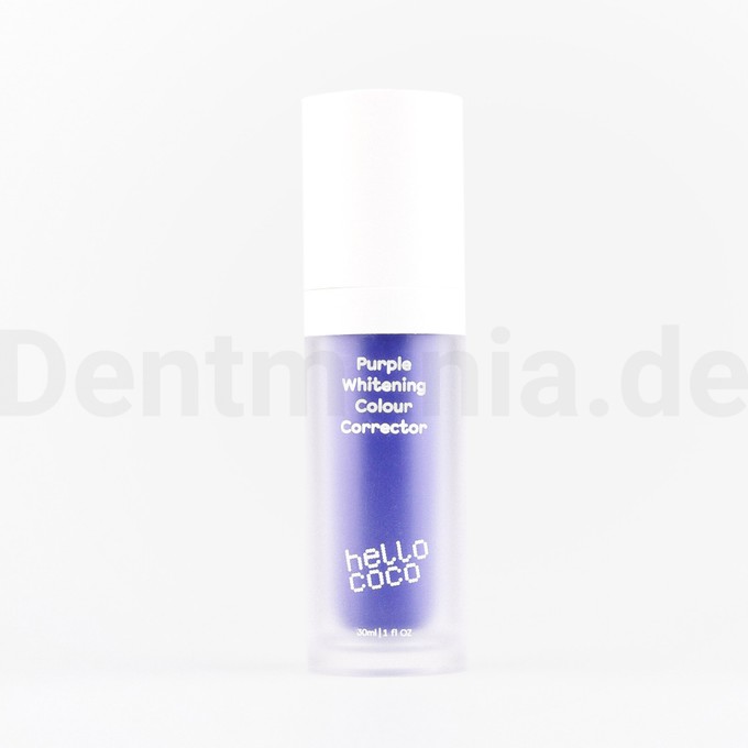 Hello Coco Purple Whitening Colour Corrector Zahnpasta 30 g