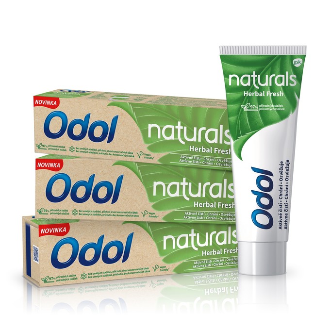 Odol Naturals Herbal Fresh Zahnpasta 3×75 ml