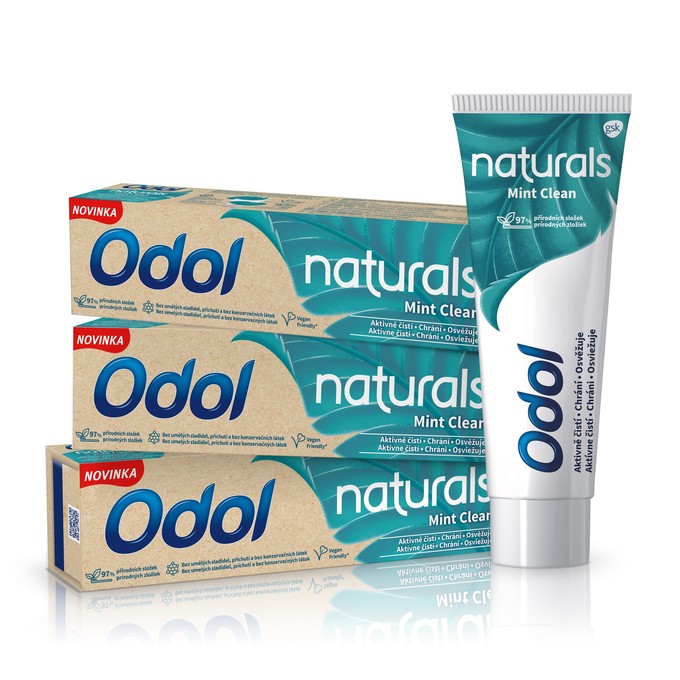 Odol Naturals Mint Clean Zahnpasta 3x75 ml