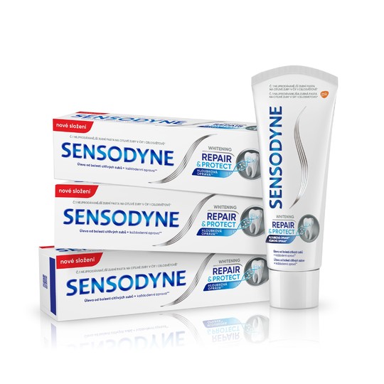 Sensodyne Repair & Protect Whitening Zahncreme 3×75 ml