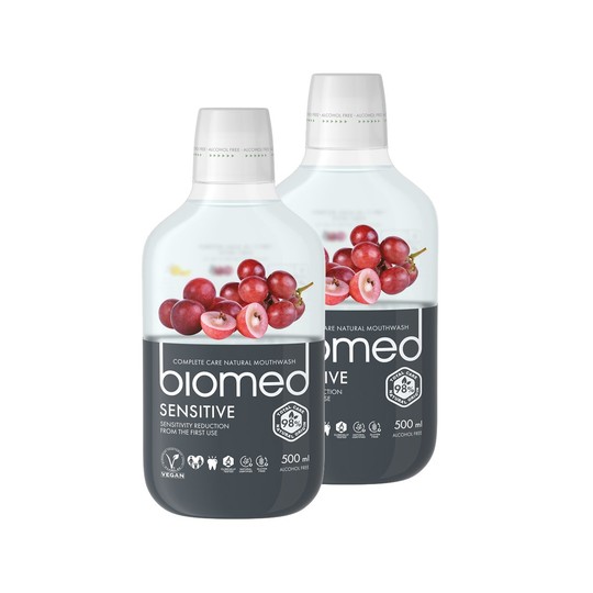 Biomed Sensitive Mundspülung 2x500 ml
