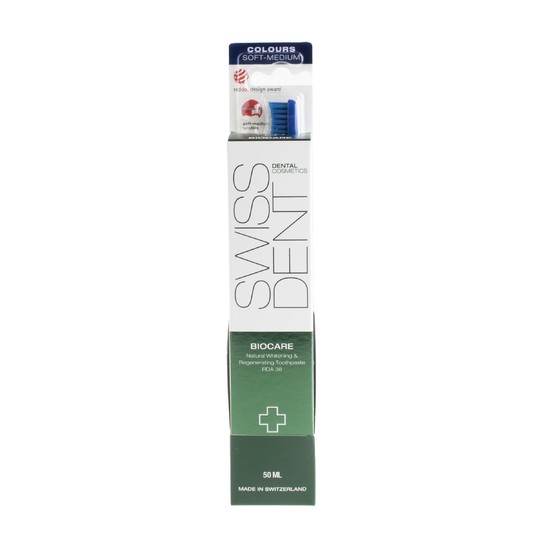 Swissdent Biocare Combo Pack Zahnpasta + Zahnbürste