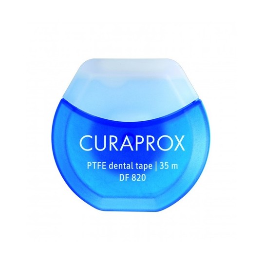Curaprox DF 820 Tape Zahnseide mit Chlorhexidin 35 m