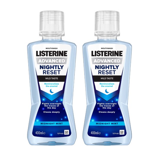 Listerine Advanced Nightly Reset Mundspülung 2x400 ml