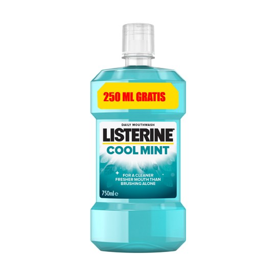 Listerine Cool Mint Mundspülung 500 ml + 250 ml gratis