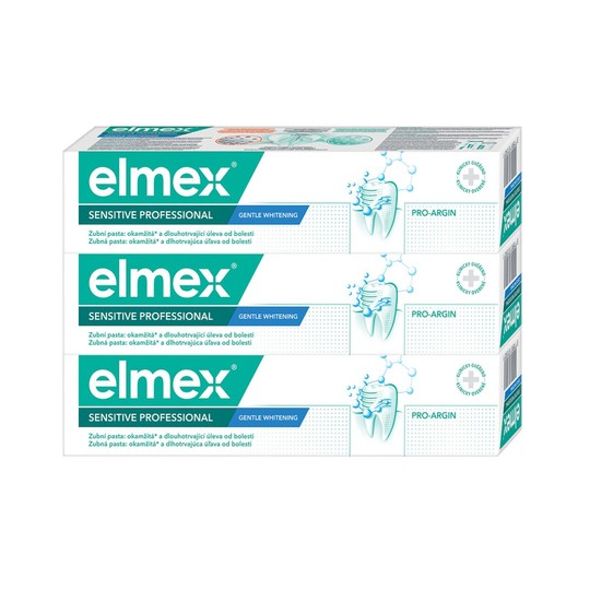 Elmex Sensitive Professional Gentle Whitening Zahncreme 3x75 ml