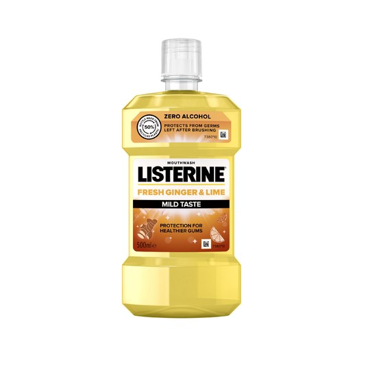 Listerine Fresh Ginger&Lime Mild Taste Mundspülung 500 ml
