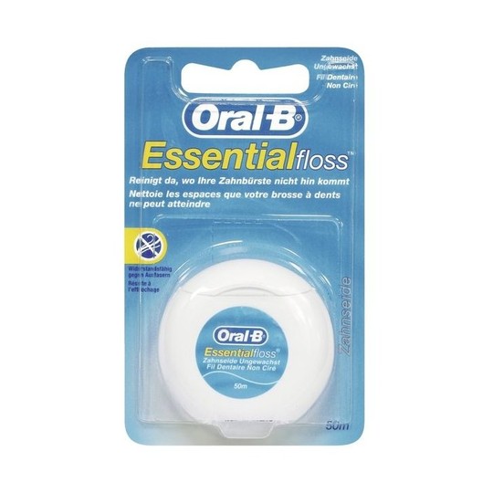 Oral-B EssentialFloss Zahnseide 50 m - ungewachst